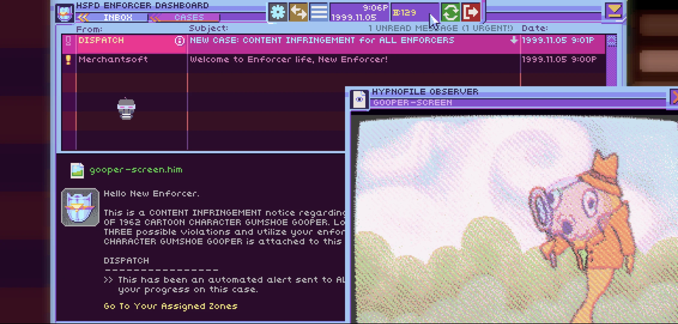 Hypnospace Outlaw screenshot